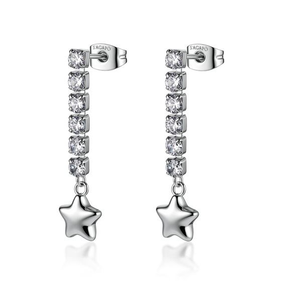Pendientes Sagapo Mujer Aurora in Acero SAR88 - SAR88
